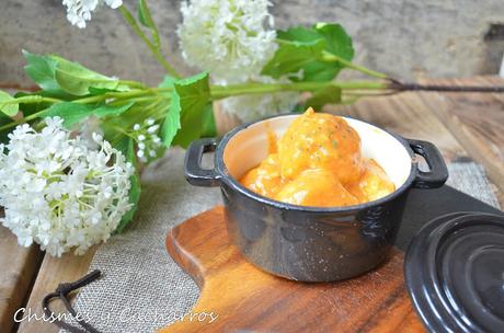 Albóndigas de Bacalao con Salsa de Ñoras Albóndigas de Bacalao con Salsa de Ñoras
