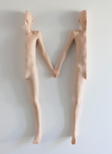 Anders Krisár; Perturbadoras esculturas humanas