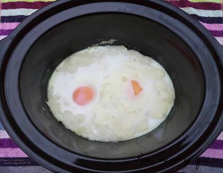 Huevos al plato con puré de patata (tradicional o Crock-Pot) Huevos al plato con puré de patata (tradicional o Crock-Pot)