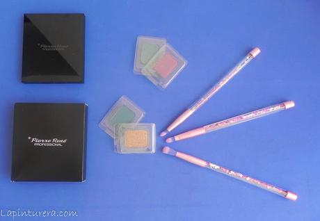 Paleta customizable Pierre René + 4 sombras (reseña y swatches) todo