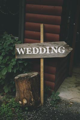Cartel indicador de boda Cartel indicador de boda