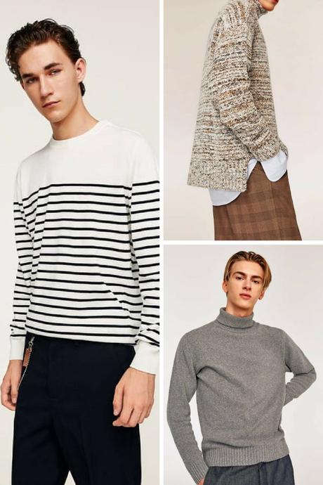 jersey rayas gris lana zara otoño zara ropa