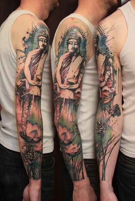 40 ideas de tatuajes de Buda parte 1