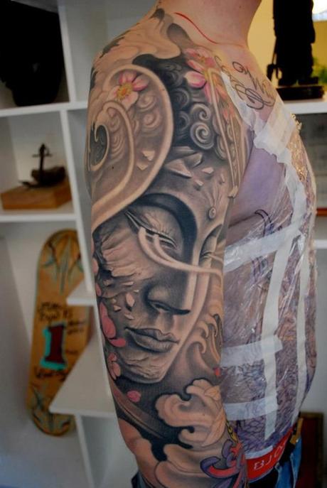 40 ideas de tatuajes de Buda parte 1