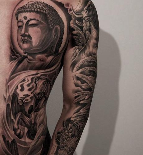 40 ideas de tatuajes de Buda parte 1