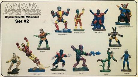 Las figuras de Marvel de TSR Inc