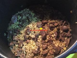 ARROZ MELOSO CON HIGADITOS DE POLLO EN OLLA GM ARROZ MELOSO CON HIGADITOS DE POLLO EN OLLA GM