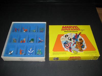 Las figuras de Marvel de TSR Inc Las figuras de Marvel de TSR Inc