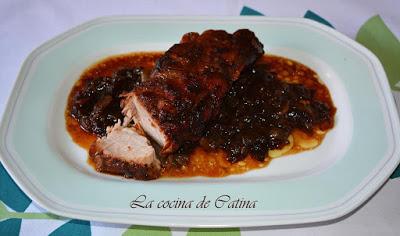 Solomillo de cerdo con cebolla caramelizada Solomillo de cerdo con cebolla caramelizada