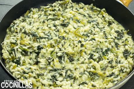Receta de risotto de espinacas Receta de risotto de espinacas