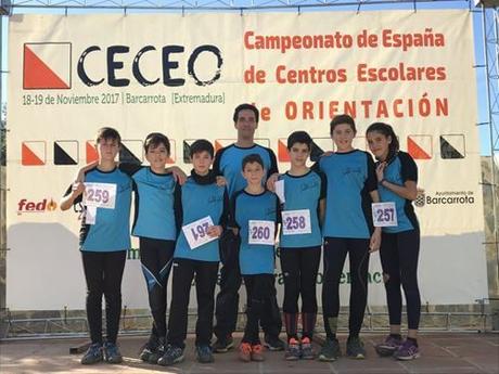 Los alevines del Galileo, terceros de España en el Campeonato de Centros Escolares de Orientación (CECEO 2017).