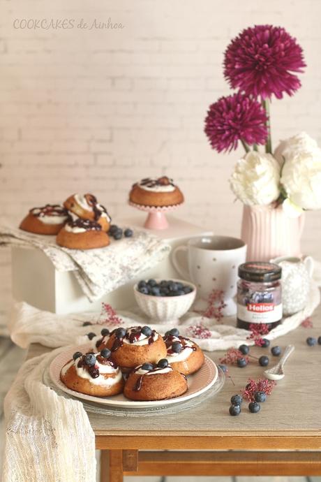 Blueberry Cheesecake Rolls. Cookcakes de Ainhoa Blueberry Cheesecake Rolls. Cookcakes de Ainhoa
