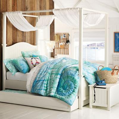 Dormitorios Rusticos en Azules y Blancos