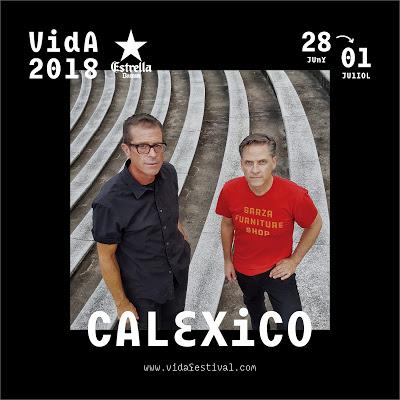 El Vida Festival 2018 tendrá a Calexico (que estrenan avance de su próximo disco) El Vida Festival 2018 tendrá a Calexico (que estrenan avance de su próximo disco)