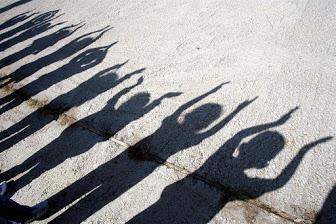 Sombras de niños Sombras de niños