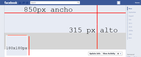 ¿Cuánto deben medir las imágenes para las redes sociales? medidas recomendadas para la cabecera de Facebook