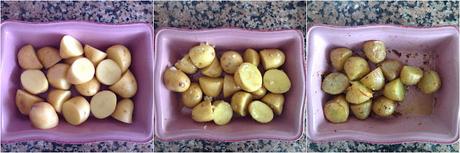 Carne de cerdo con mandarinas y uvas Carne de cerdo con mandarinas y uvas