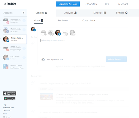 Buffer - El Blog de MAM: 14 herramientas para automatizar tus publicaciones en medios sociales