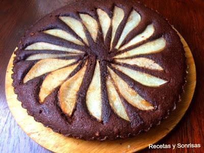 PASTEL DE CHOCOLATE Y PERA