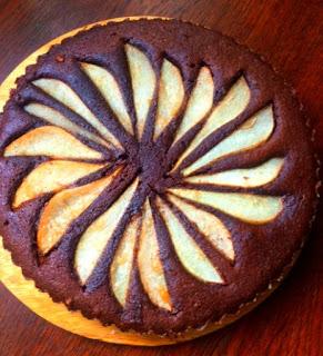 PASTEL DE CHOCOLATE Y PERA