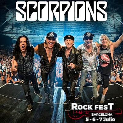 Scorpions, último cabeza de cartel del Rock Fest Bcn 2018 Scorpions, último cabeza de cartel del Rock Fest Bcn 2018