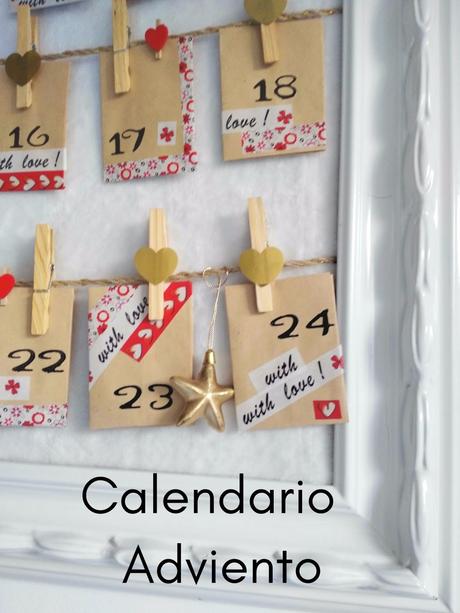 DIY- CALENDARIO DE ADVIENTO DIY- CALENDARIO DE ADVIENTO