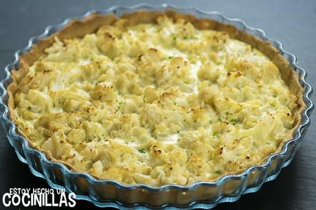 Receta de quiche de coliflor Receta de quiche de coliflor