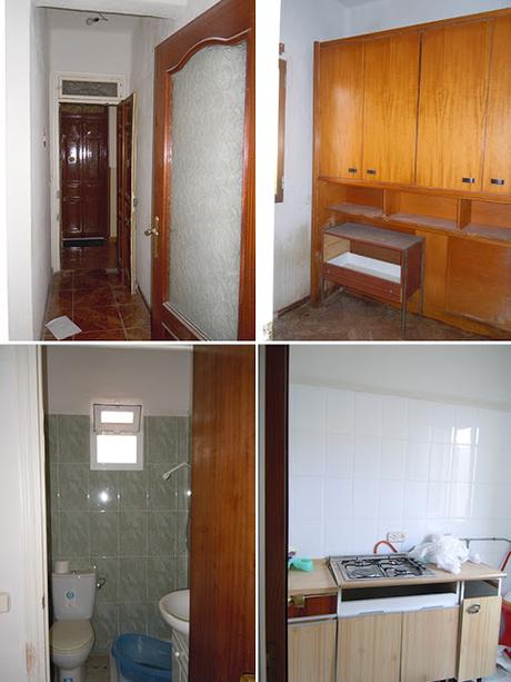 Antes y después: Apartamento de 30m2 Antes y después: Apartamento de 30m2