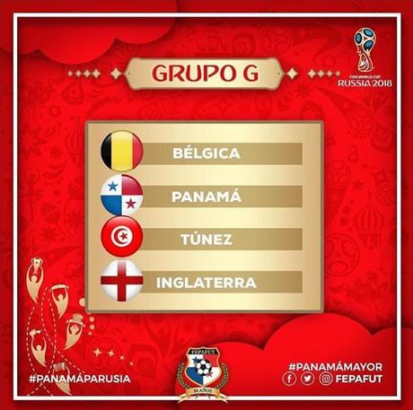 Panamá en el Grupo G Mundial FIFA 2018