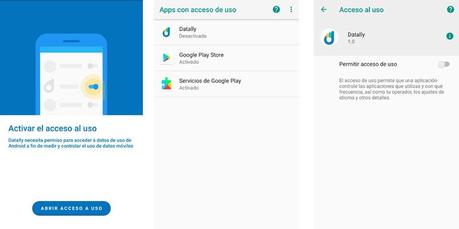 Acceso de uso - Ahorrar datos con Datally Ahorrar datos con Datally