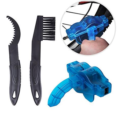 Cómo limpiar nuestra bicicleta de montaña sin dañar ningún componente ZeWoo Aparato para Limpiar Cadenas de Bicicleta Limpiador Herramienta + 2 Cepillos de Limpieza para Cadena de Bici