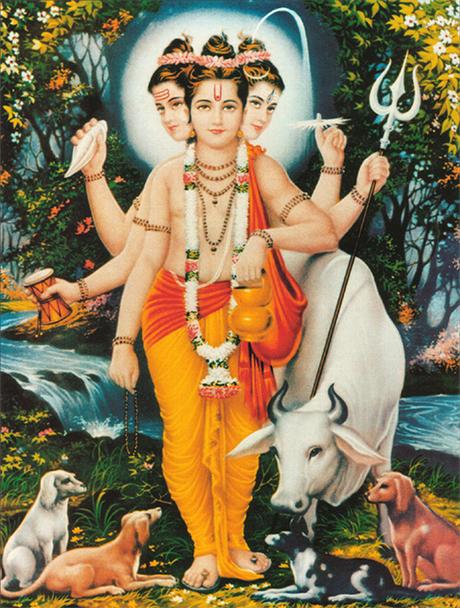 Dattatreya responde a preguntas del rey Alark Dattatreya