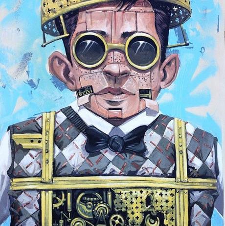 Pancho Pixel y sus pinturas de ciencia ficción