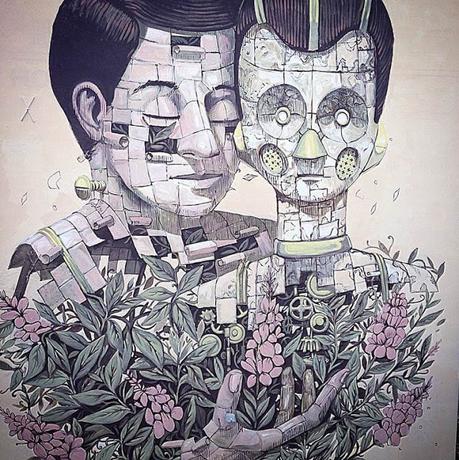 Pancho Pixel y sus pinturas de ciencia ficción