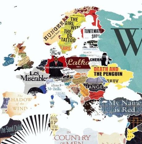 Mapa de las obras literarias más importantes de cada país