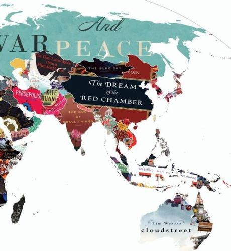 Mapa de las obras literarias más importantes de cada país