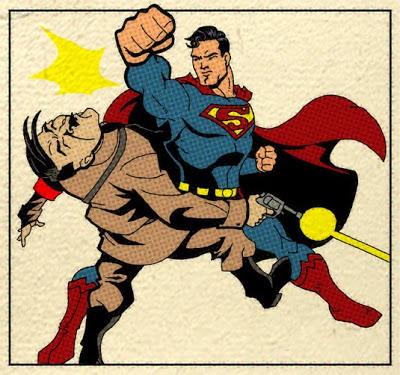 supermanhitlerpunch