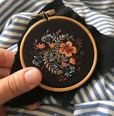 Bordados de flores / Flower embroideries