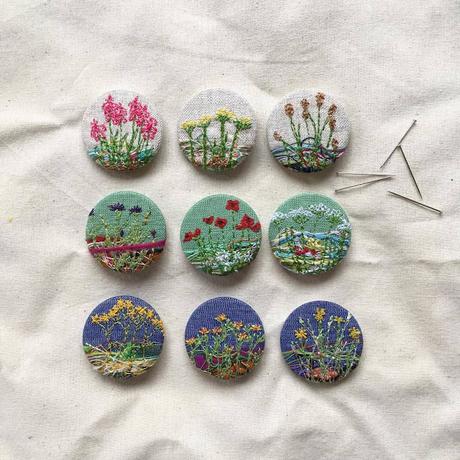 Bordados de flores / Flower embroideries