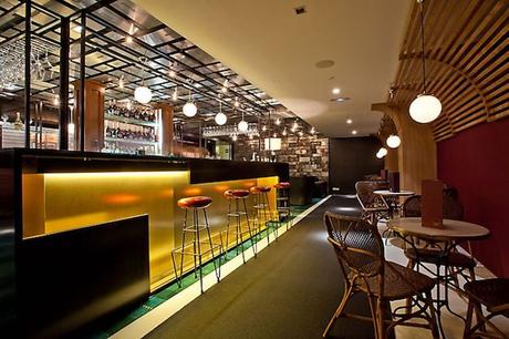 La gastronomía del chef Daniel Boulud llega a Barcelona · Temporary bistró en Banker’s Bar Bar Boulud-popup-bar