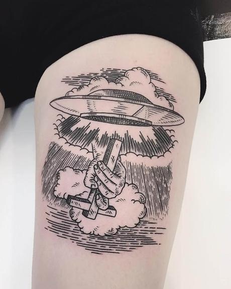 Los tatuajes mas originales del mundo - Charley Gerardin se inspira en películas para sus tatuajes