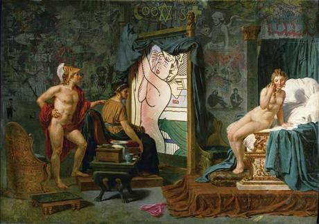 Un artista Italiano hace un collage entre graffitis y arte clasico, el resultado es asombroso