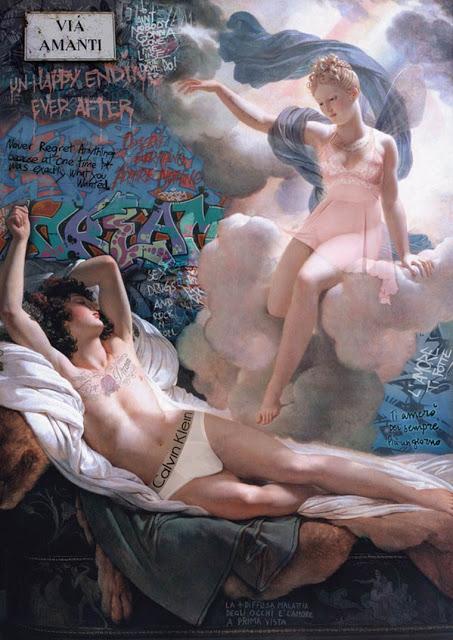 Un artista Italiano hace un collage entre graffitis y arte clasico, el resultado es asombroso