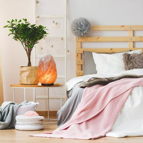 Lámpara de Sal Rosa del Himalaya para Combatir Alergias