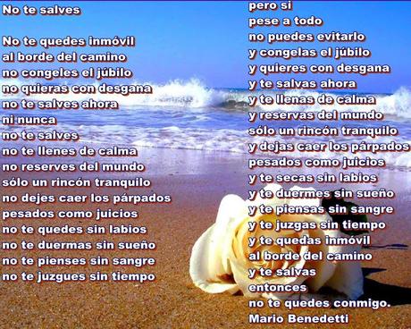 NO TE SALVES. MARIO BENEDETTIMario Benedetti fue un esc... NO TE SALVES. MARIO BENEDETTIMario Benedetti fue un esc...