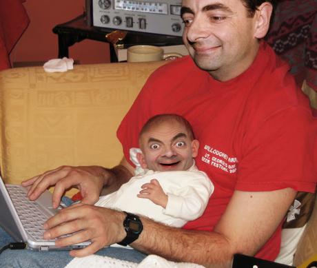 Personas usando Photoshop crean imagenes de Mr. Bean las cuales son totalmente geniales.