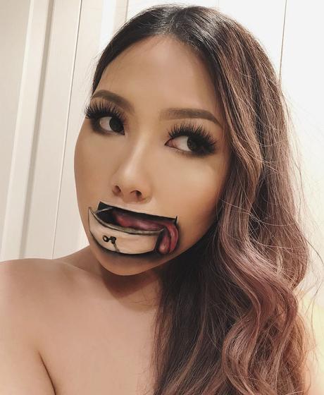 Ilusiones ópticas con maquillaje, para jugar con nuestras mentes.