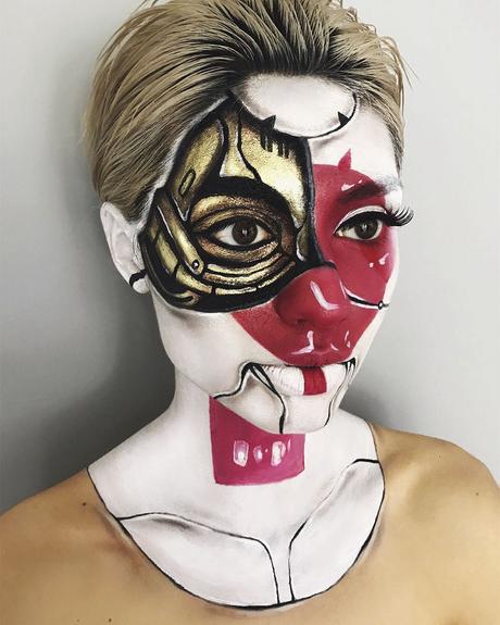 Ilusiones ópticas con maquillaje, para jugar con nuestras mentes.