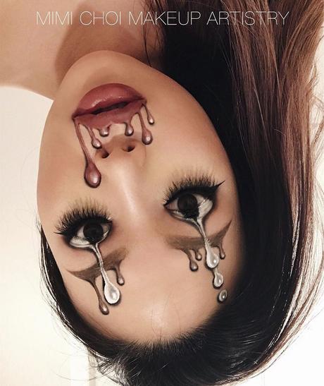 Ilusiones ópticas con maquillaje, para jugar con nuestras mentes.