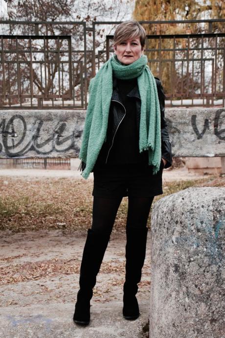 Mochila de pelo look de invierno